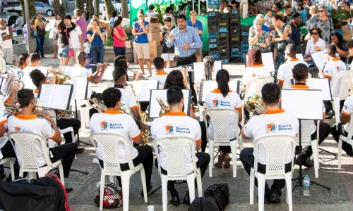 Domingão de compras contará com a apresentação da Banda Sinfônica de Barra Mansa